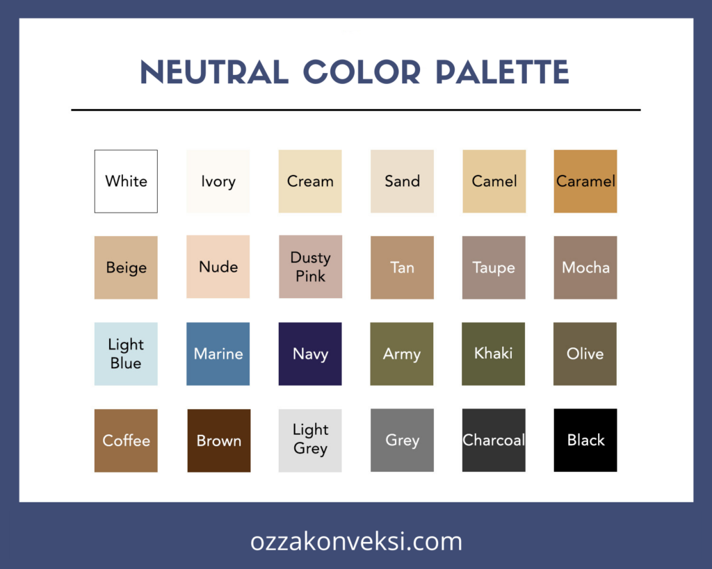 Neutral Color Palette