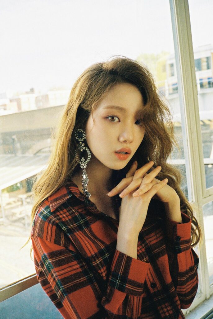 Lee Sung Kyung Flannel Shirt Style