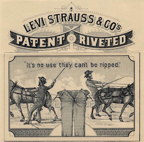 Levis's Strauss Old Poster
